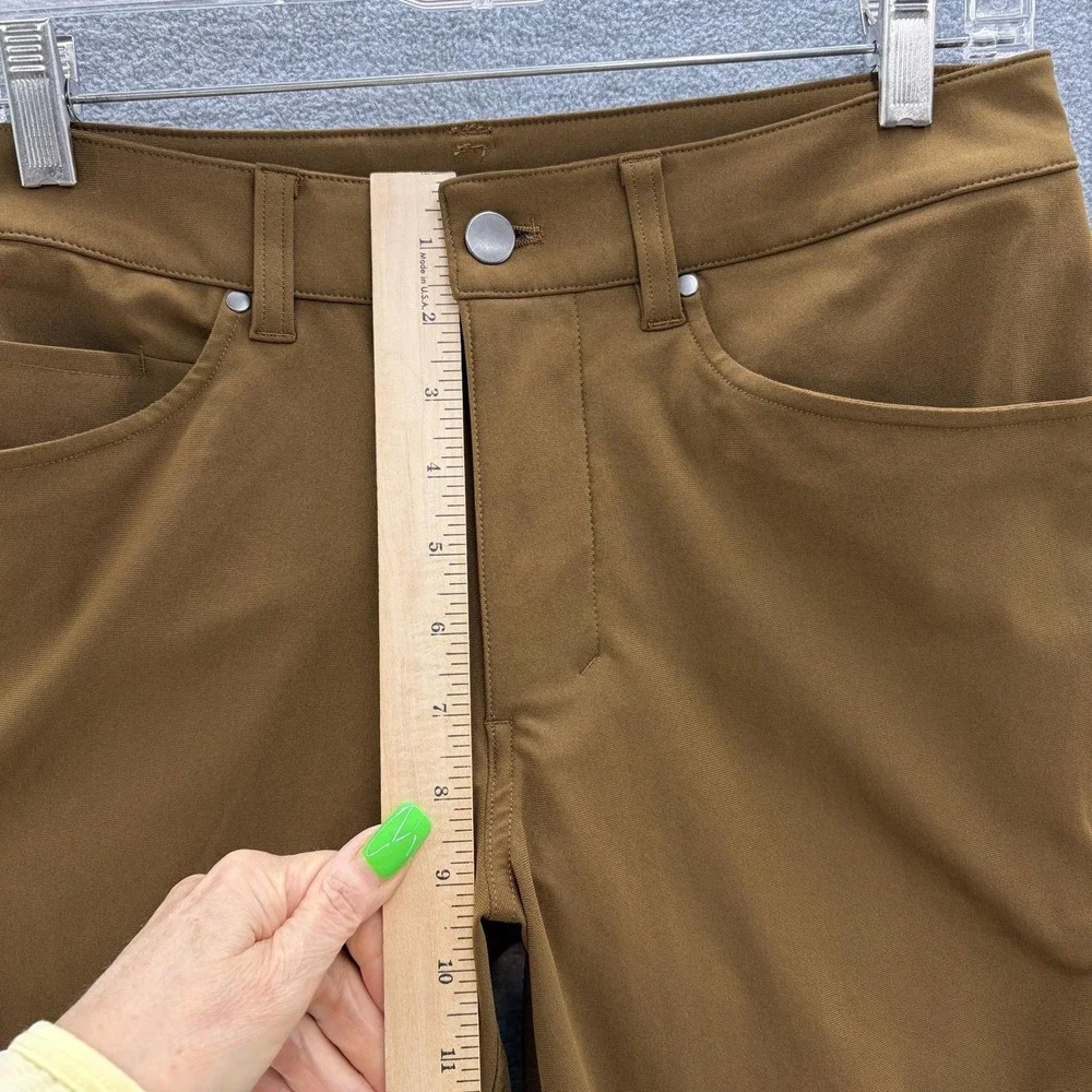 Lululemon Pants Mens 30x26 Brown ABC Slim Fit 5 Pocket Tech Performance Chino
